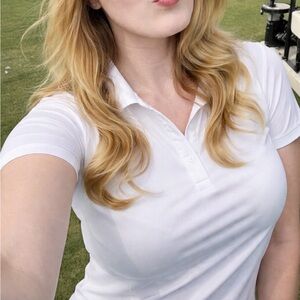 Under Armour Women's White Short Sleeve Polo